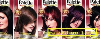 Боја за коса Палета: палета на бои и осврти